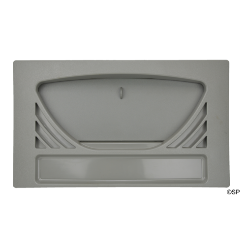 Waterway Front Access 100SqFt Filter Front Plate & Weir Door Assy - Oval - Grey