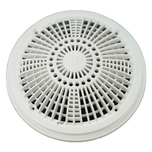 Waterway 8" Tru Flo Drain Cover / Frame - White