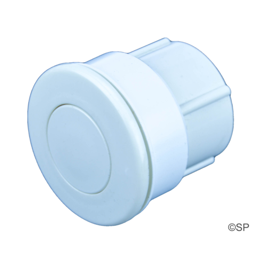 Waterway Concrete / Gunite 40mm / 1.5" Slip Fit Air Button - White