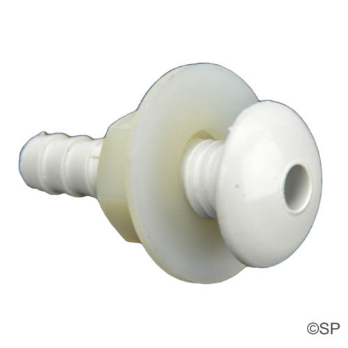 Waterway Button Air Injector / Air bleed return fitting - White