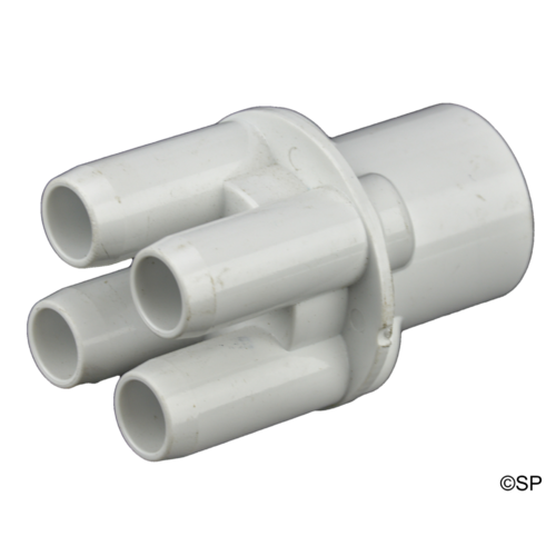 Waterway 3/4" Barb 4 Port x 1"S In-line Manifold