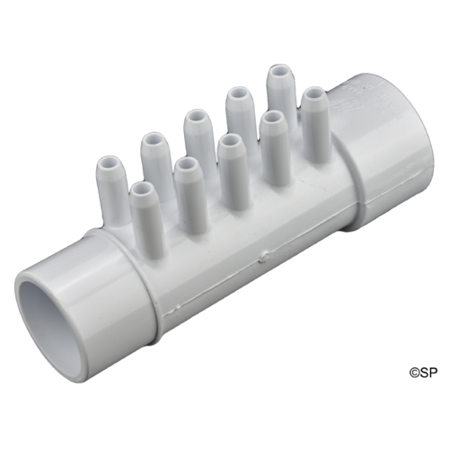 Waterway 3/8" Barb Manifold 1.5" x 10 port